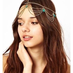 Turquoise head chain